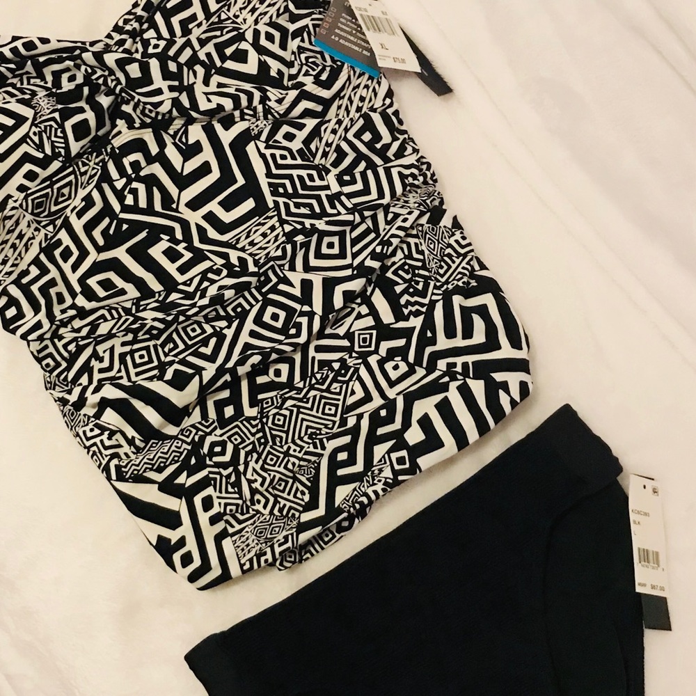 Kenneth Cole figure flattering B/Suit